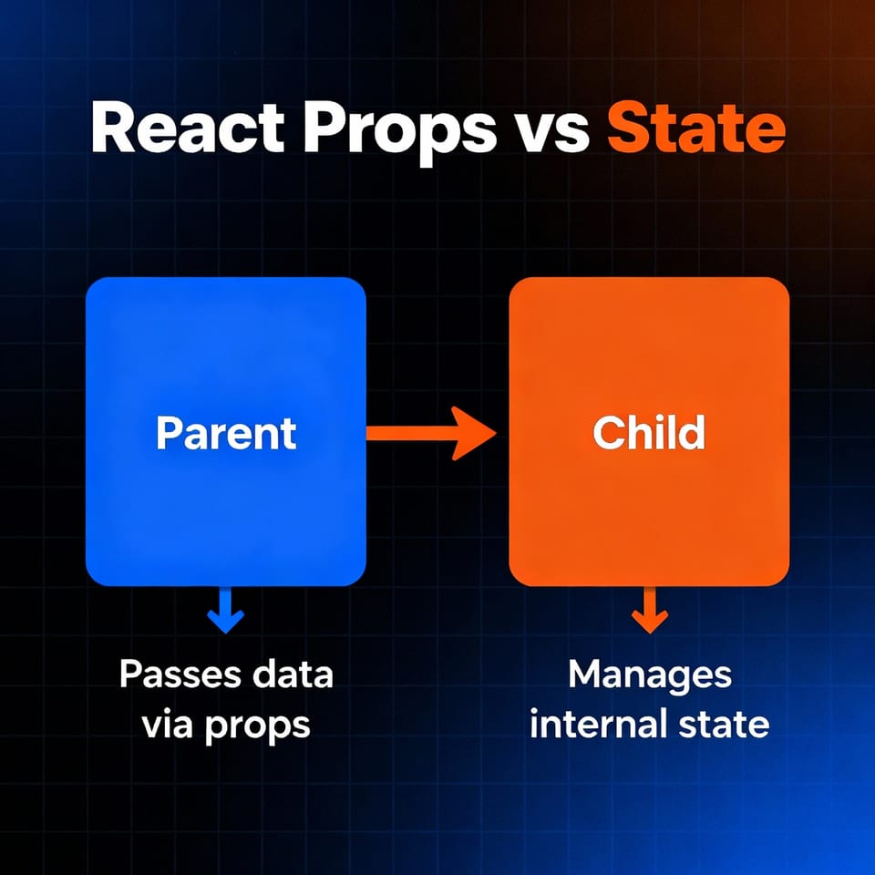 Props vs State in React — Real-World Use Cases