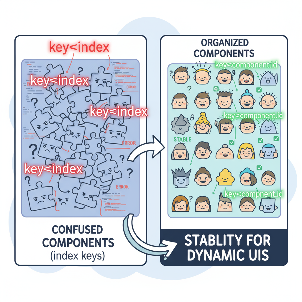 Keys in Lists and Why They Matter for Dynamic UIs